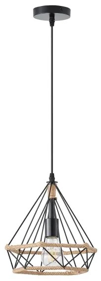 Lampadario a sospensione con filo FLARE 1xE27/15W/230V beige