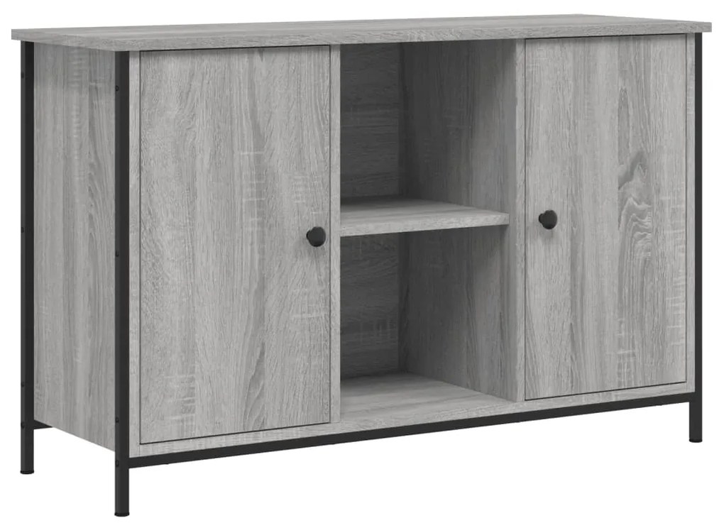 Mobile tv grigio sonoma 100x35x65 cm in legno multistrato