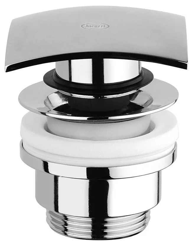 Piletta Click Clack Jacuzzi   Rubinetteria universale a testa quadra con o senza troppopieno universale