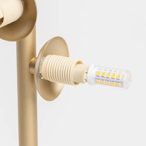 Brilagi - Lampada da tavolo LED MILLA 4xG9/3W/230V oro/bianco