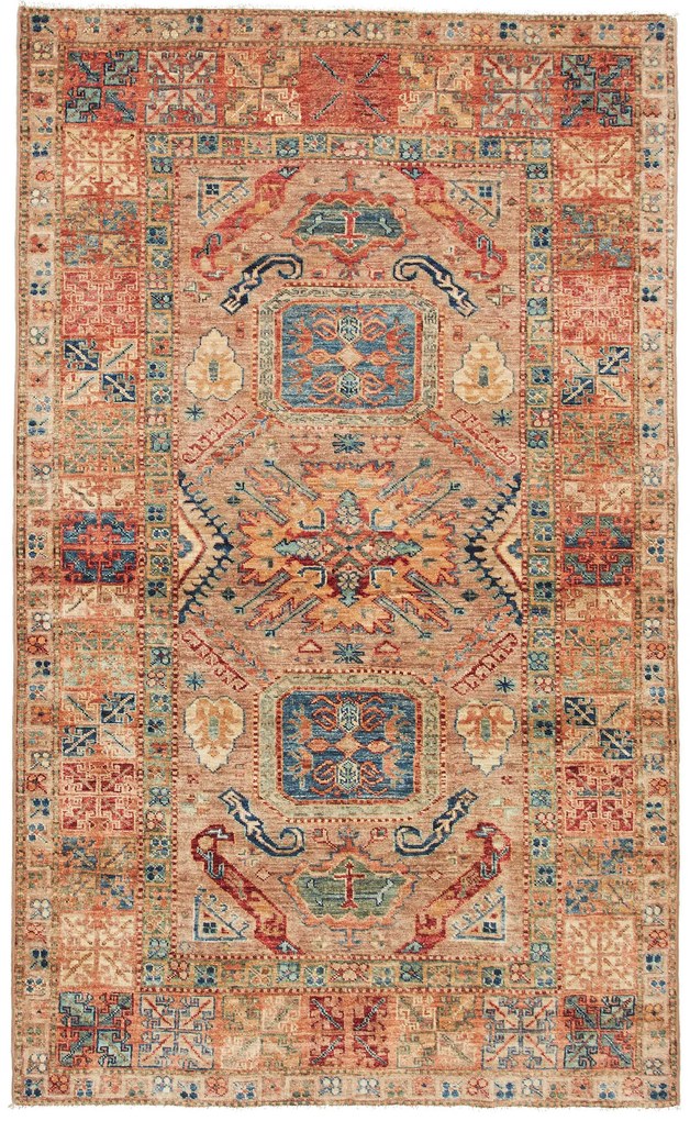 Kazak Tappeto orientale 120 x 200 Marrone (Pakistan) Annodato A Mano