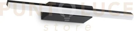 Riflesso applique da specchio ip54 led 3000k 10w  1250 lm nero42cm