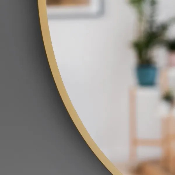 Baltica Design - Specchio da parete TINY BORDER Ø 60 cm oro