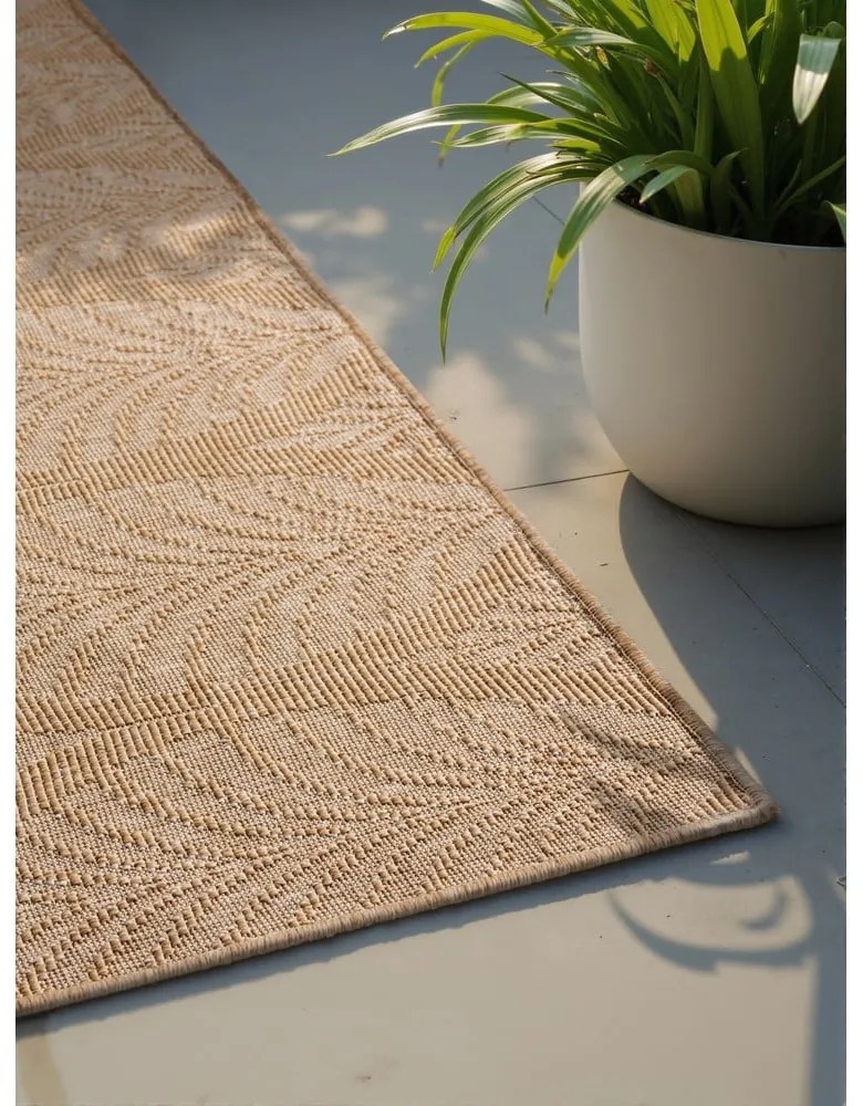 Tappeto da interno/esterno beige/avorio 200x290 cm Duet Liora – NORTHRUGS