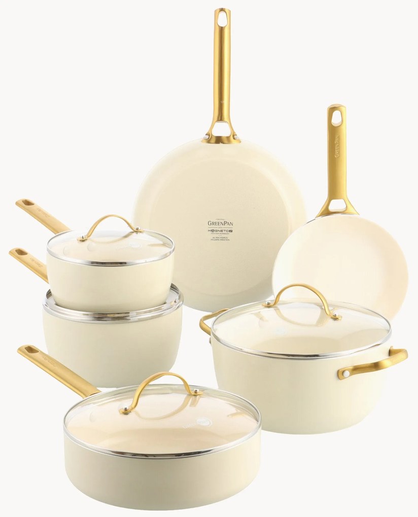 Batteria di pentole con rivestimento antiaderente Padova, set da 10