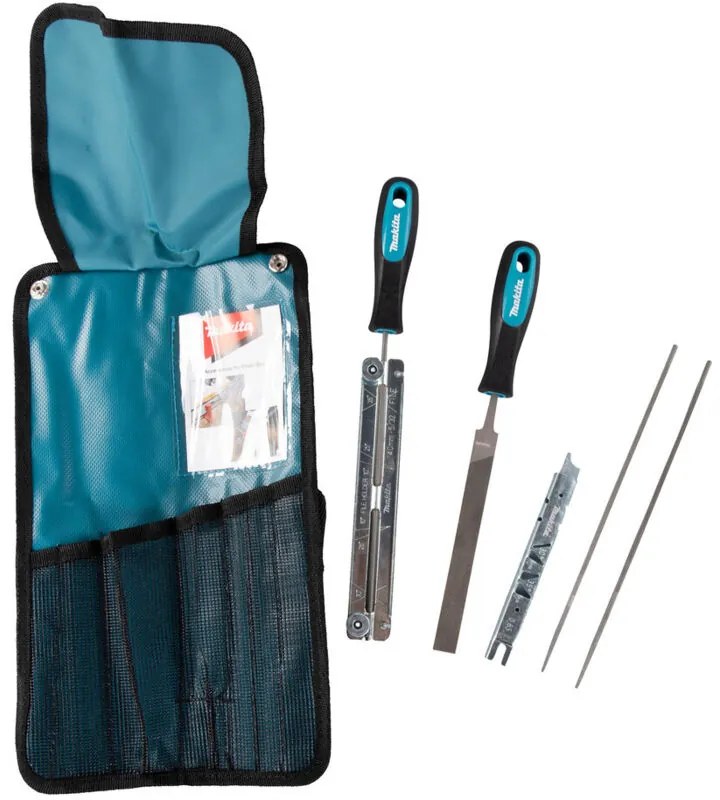 MakitaMakitaAffilacatene D-72154, utensile professionale per affilare le catene, alta precisione, design compatto, compatibilità con più dispositivi.
