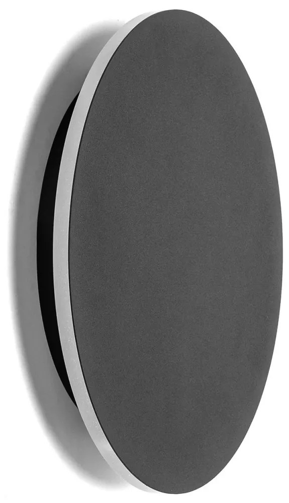 Aigostar - Applique a LED LED/12W/230V 3000K 25 cm nero