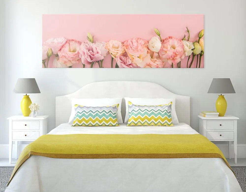 Stampa su tela – Fiori fioriti pastello