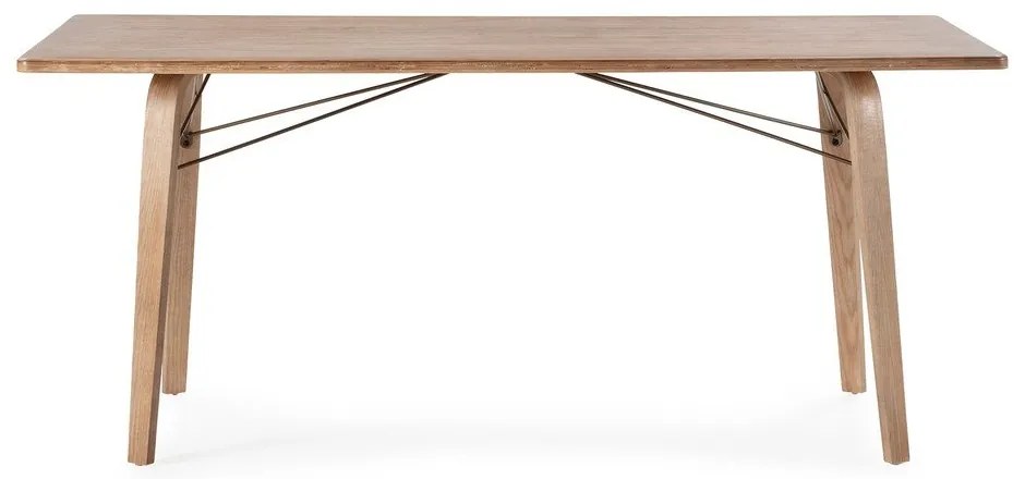 Tavolo da pranzo con piano effetto rovere 90x180 cm Lujan – MOME