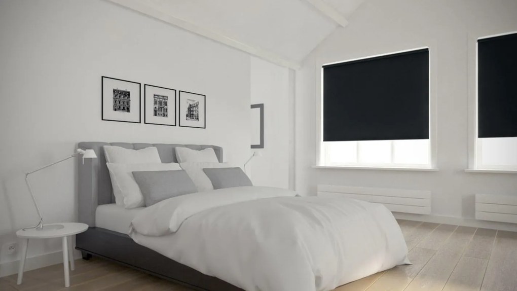 Tenda a rullo filtrante Dublin nero 90x190 cm
