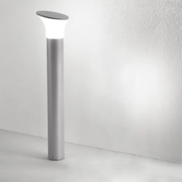 Paletto ARES in alluminio verniciato Silver H80 cm