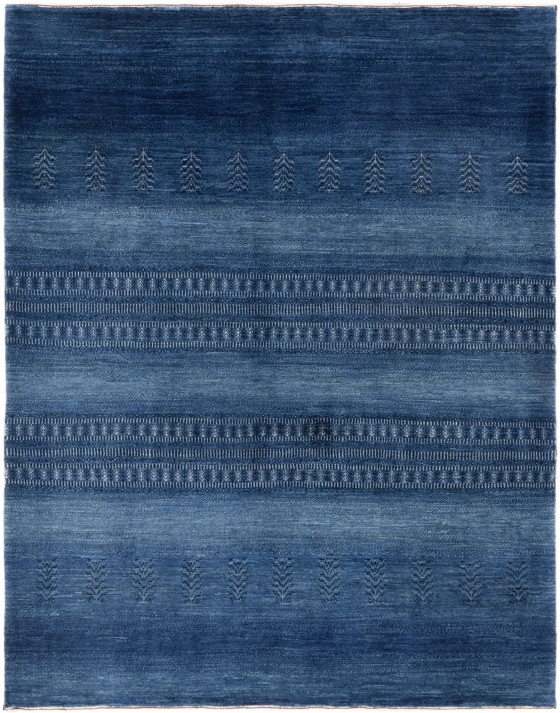 Loribaft Tappeto persiano 150x190 Blu (Iran) Annodato A Mano