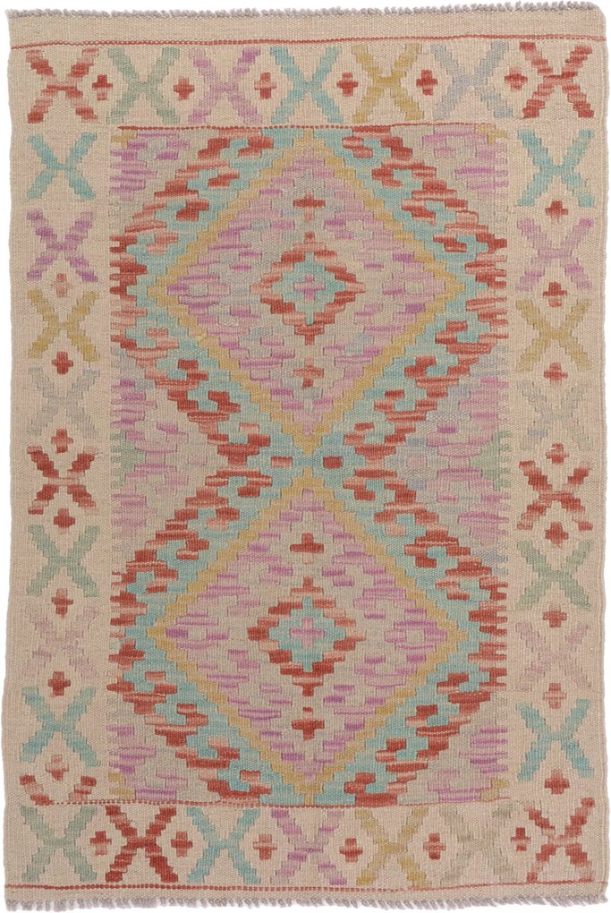 Kilim Tappeto orientale 90 x 60 (Pakistan) Tessuto A Mano