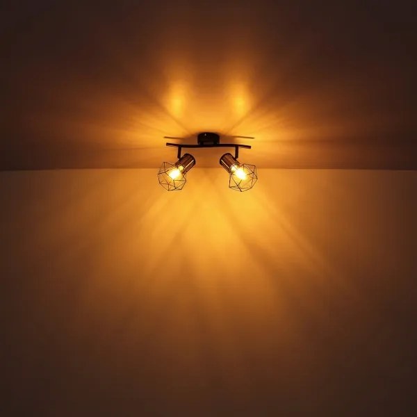 Globo 54017-2M - Luce Spot PRISKA 2xE27/40W/230V