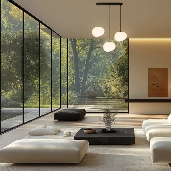 Lampadario a sospensione con filo STONES 3xE27/40W/230V