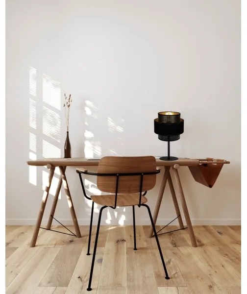 Lampada da tavolo NESS 1xE27/60W/230V nero