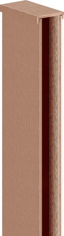 Mexen listello a muro per parete doccia 8 mm, rame spazzolato - 800-00-65