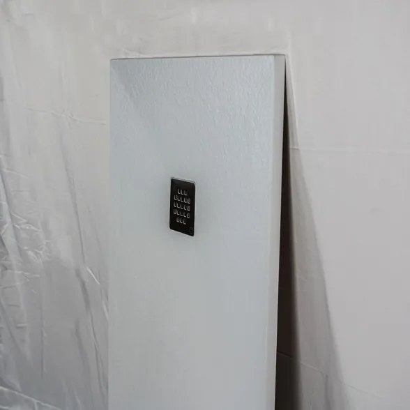 Piatto doccia in mineralmarmo 70x100 cm bianco effetto pietra con griglia e piletta sifonata