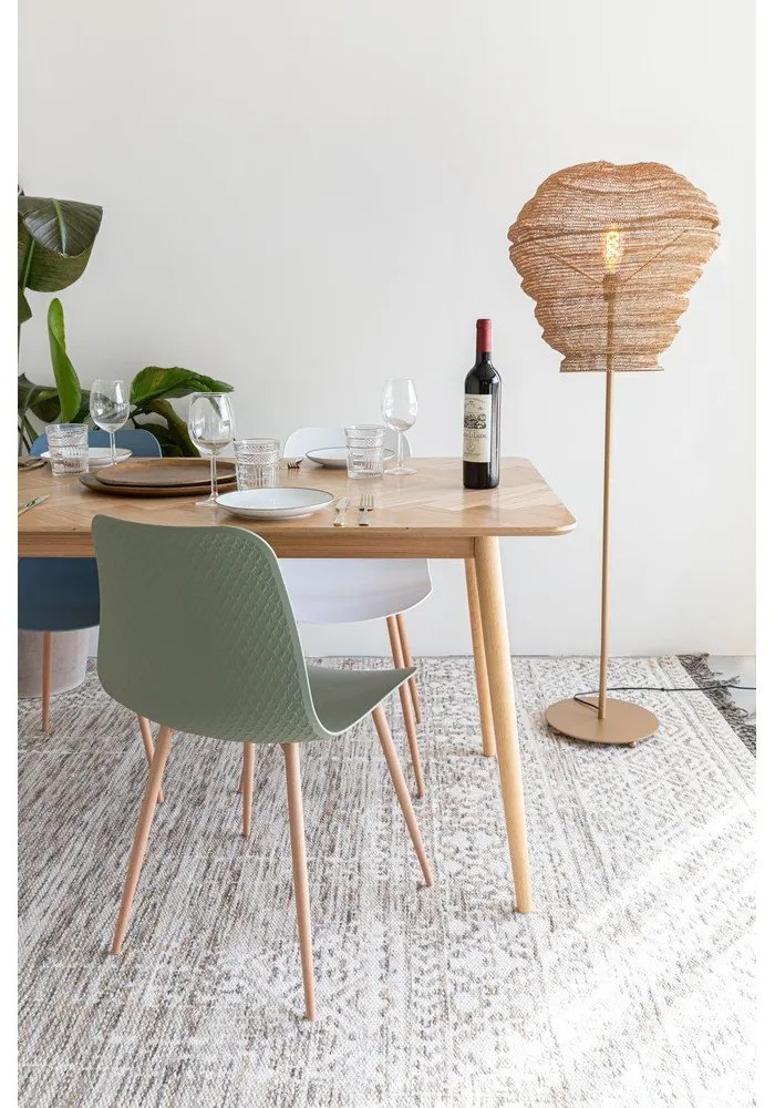 Tavolo da pranzo con effetto rovere 90x180 cm Fabio – White Label