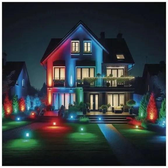 Faretto LED RGB+CCT dimmerabile GoSmart 50W/230V 3000-6500K IP65 Wi-Fi Tuya