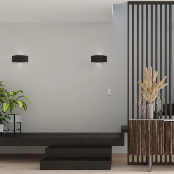 Sollux SL.0937 - Applique  MAGNUS 2xG9/40W/230V nera