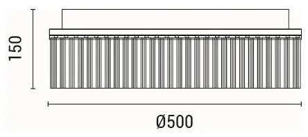 Plafoniera LED LED/18W/230V 3000K