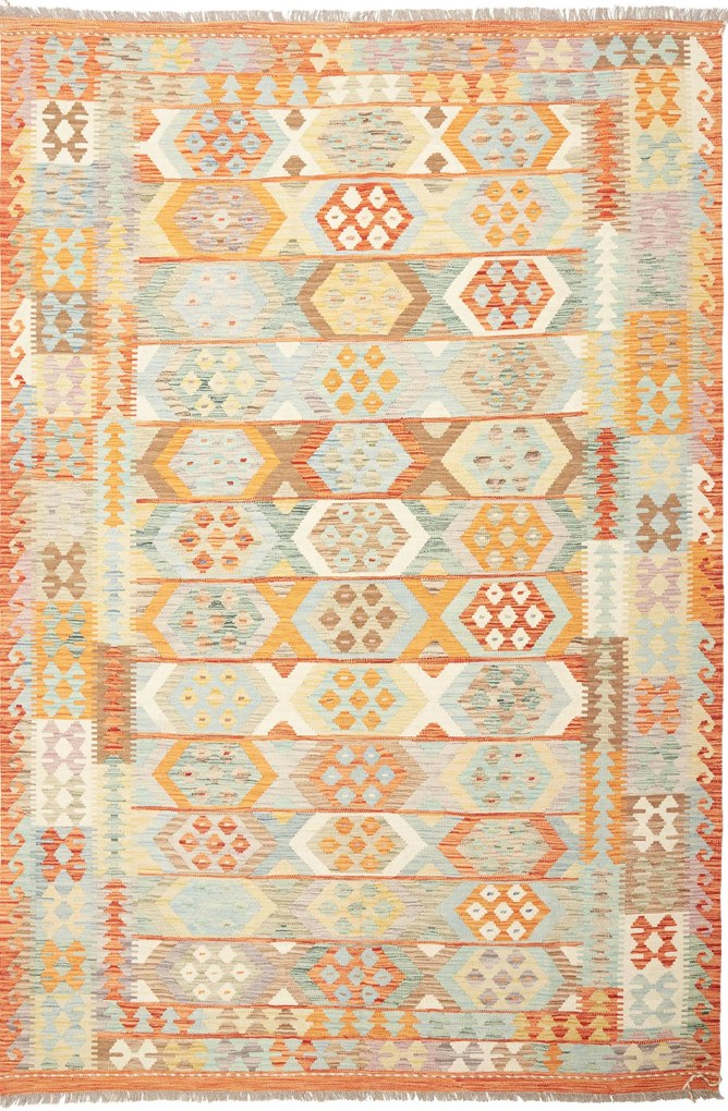 Kilim Tappeto orientale 200x290 (Afghanistan) Tessuto A Mano