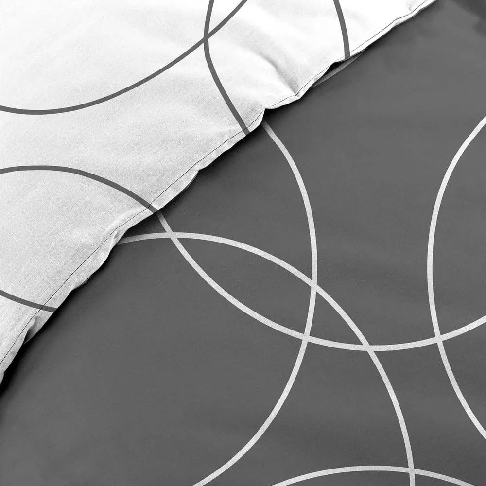 Biancheria da letto singola in microfibra grigia 140x200 cm Elton - douceur d'intérieur