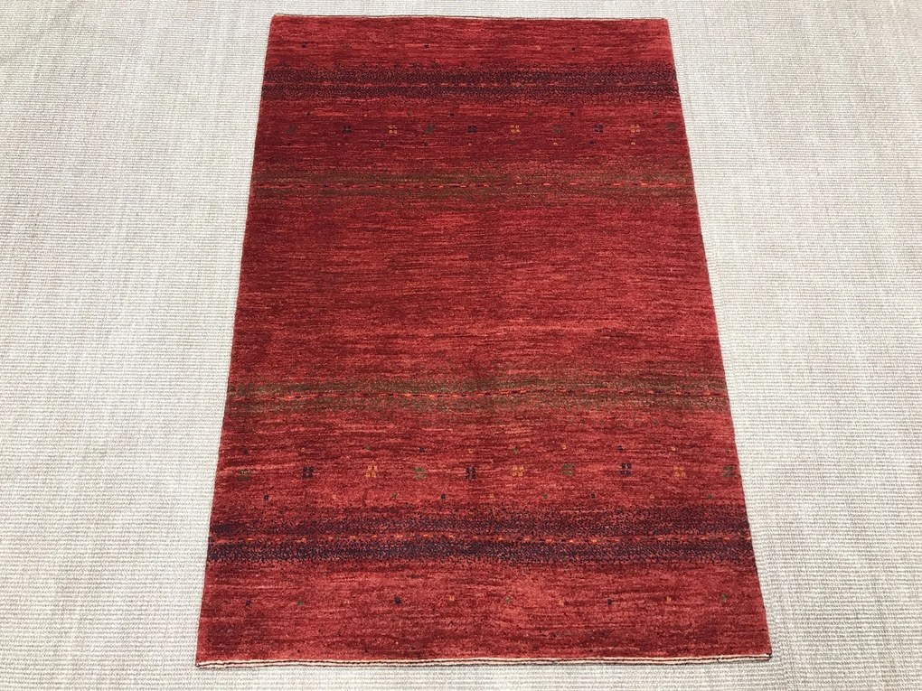 Loribaft Tappeto persiano 150 x 100 Rosso (Iran) Annodato A Mano