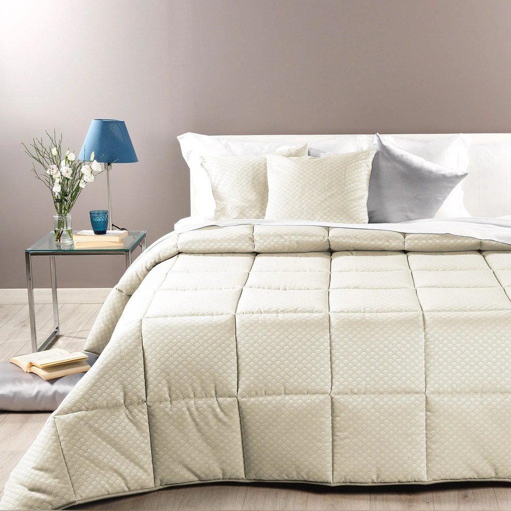 Trapunta Matrimoniale Home Dreaming, in raso jacquard