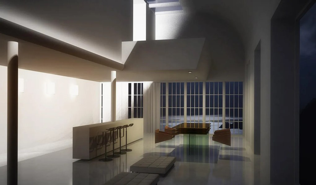 Cornice Pitturabile per Illuminazione Segnapasso o a Soffitto per Strisce LED - 2m Variante Lunghezza 2 Metri