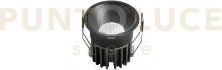 Incasso led quark nero cob 8w 830lm cct 3000k / 4000k / 6500k 6,5x5...