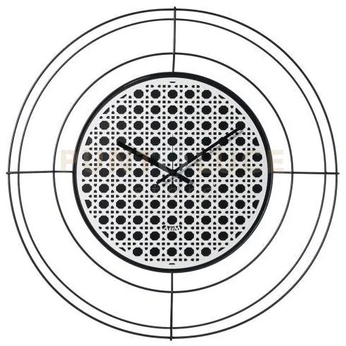 Orologio nudo piccolo vienna nero ,bianco in ferro diametro59cm