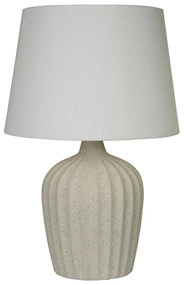 Searchlight EU66037CR - Lampada da tavolo PADSTOW 1xE27/60W/230V crema