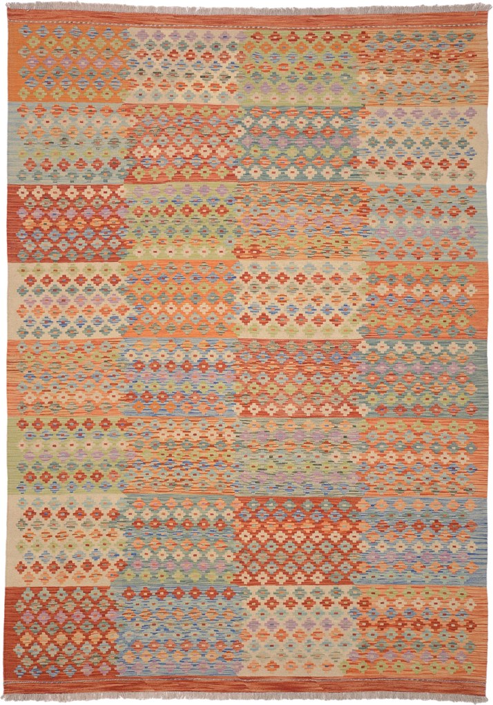 Kilim Tappeto orientale 210x290 (Afghanistan) Tessuto A Mano