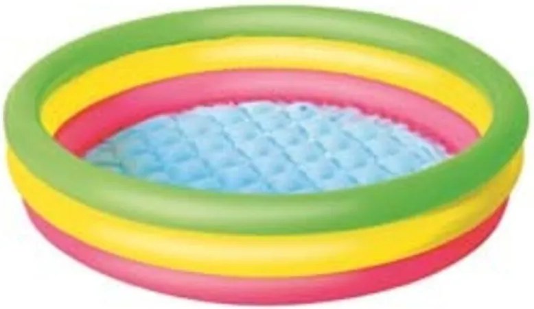 PISCINA GONFIABILE SUMMER 3 ANELLI COLOR GRANDE +2 ANNI ø cm.152x30h. lt.62 kg.1,880 (art.51103) BESTWAY