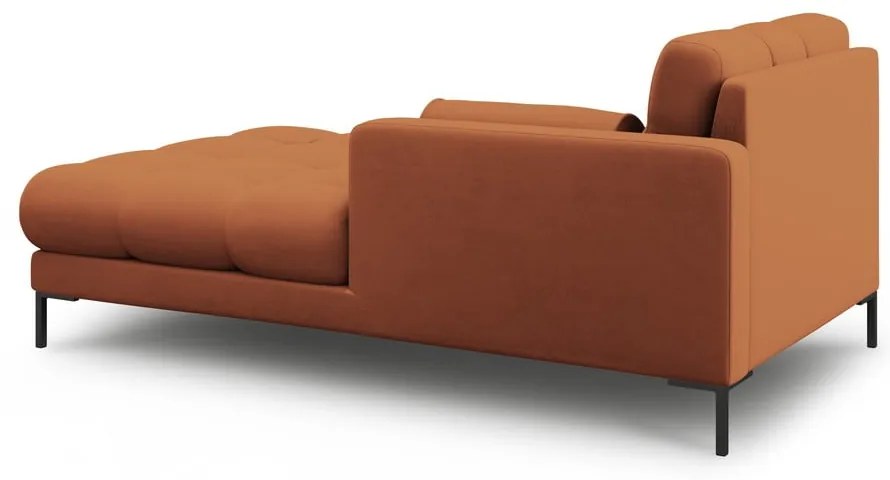 Chaise longue color mattone (con penisola a sinistra) Bali – Cosmopolitan Design