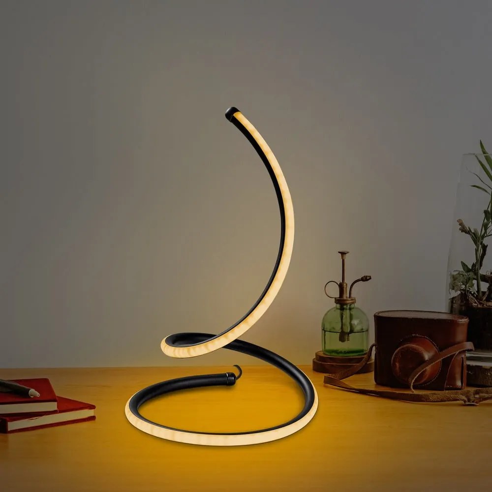 Lampada da tavolo a LED nera (altezza 40 cm) Yay - Opviq lights