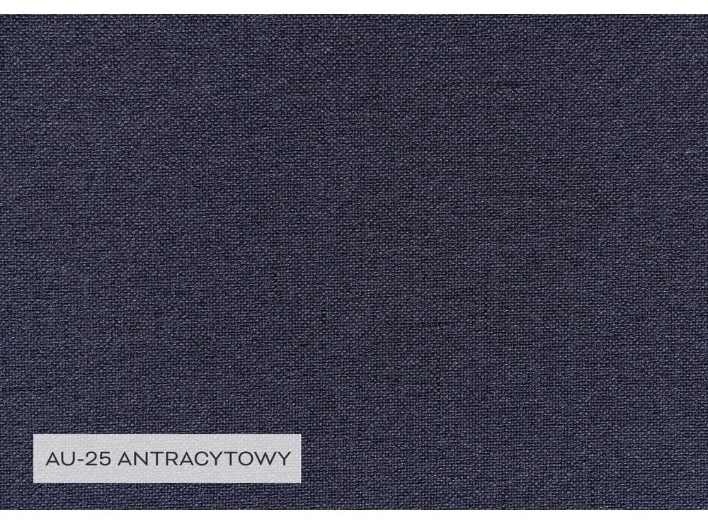 Divano angolare color antracite allungabile e con contenitore (con penisola a destra/a L) Classy Sophie – Miuform