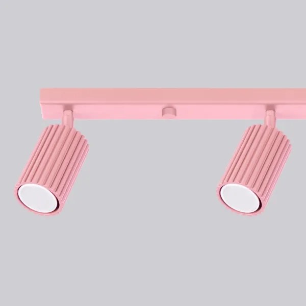 Brilagi - Faretto LED CRESTO 4xGU10/10W/230V rosa