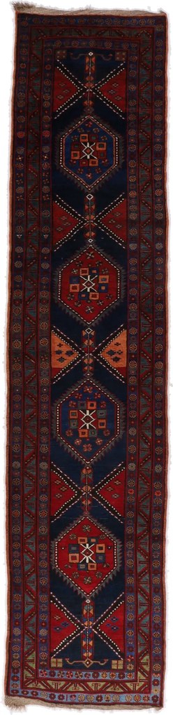 Abadeh Tappeto 430 x 100 (Iran) Annodato A Mano