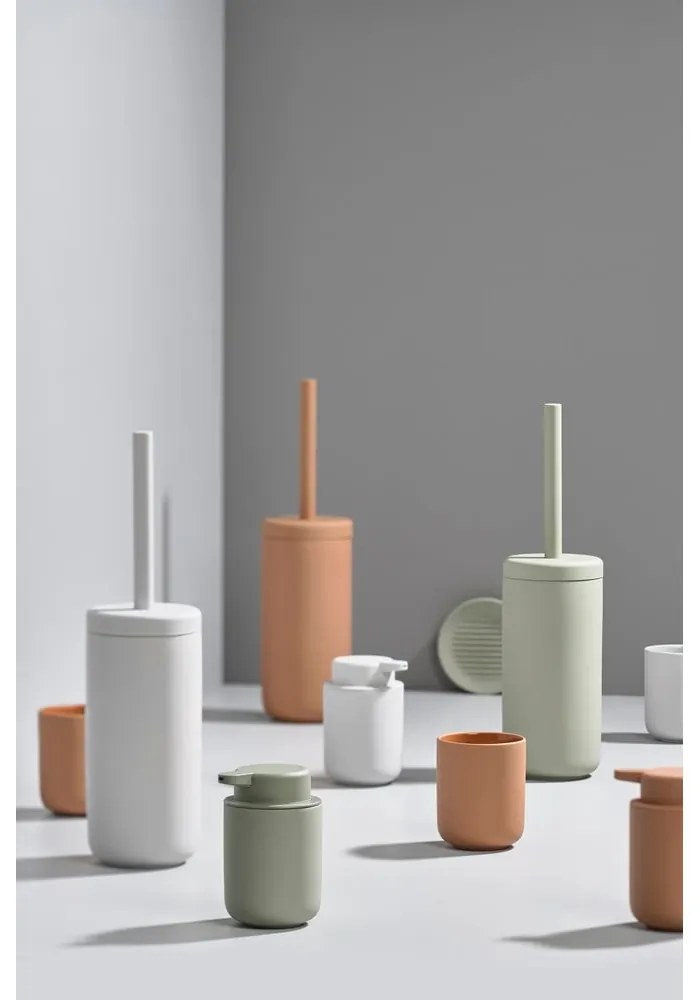 Tazza in gres grigio per spazzolini da denti Ume - Zone