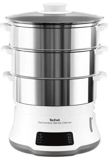 Tefal - Pentola a vapore CONVENIENT SERIES DELUXE 9l 900W/230V acciaio inossidabile