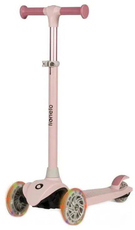 Lionelo - Per bambini scooter JESSY 3xAA rosa