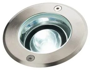 Faretto da incasso con fonte luminosa orientabile Modulo LED BASCU argento  Ø 10.8 cm Luce bianco naturale