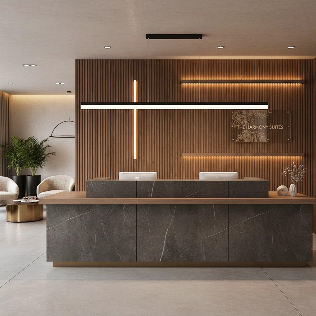 Lampada da soffitto LED APP1695-CP 200 cm Black