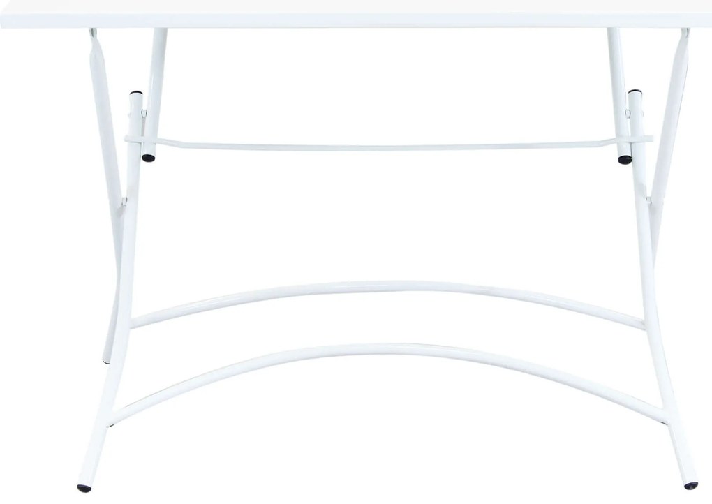 ROMANUS - tavolo in acciaio pieghevole da esterno