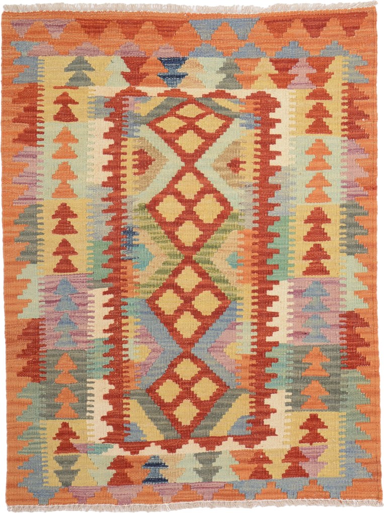 Kilim Tappeto 110x80 (Pakistan) Tessuto A Mano