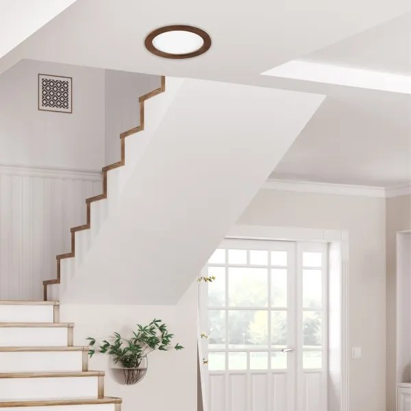 Lampada LED da incasso WOODY SPOT LED/23,5W/230V 4000K ciliegio ø 23,5 cm