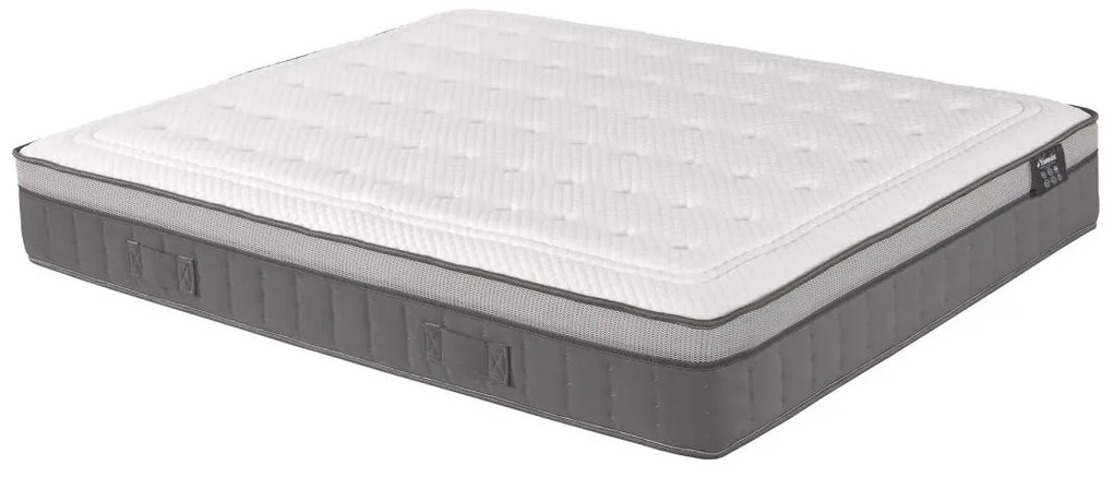 Materasso matrimoniale francese a molle insacchettate 7 zone e schiuma memory foam 140 x 190 cm ibrido sp. 30 cm- ASGARD di YSMÉE